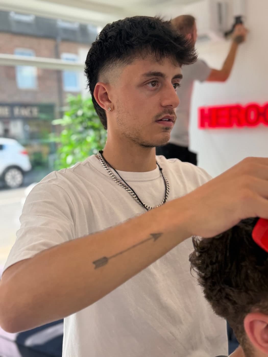 Reuben, Newly qualified barber at HeroGapped Barber Studio